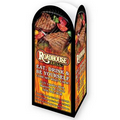 3 Panel Advertising Table Tent with a Round Top Custom Printed (8 1/2"x4")
